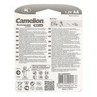 Аккумулятор Camelion, Ni-Cd, AA, KR6-2BL (NC-AA800BP2), 1.2В, 800 мАч, блистер, 2 шт. - Фото 2