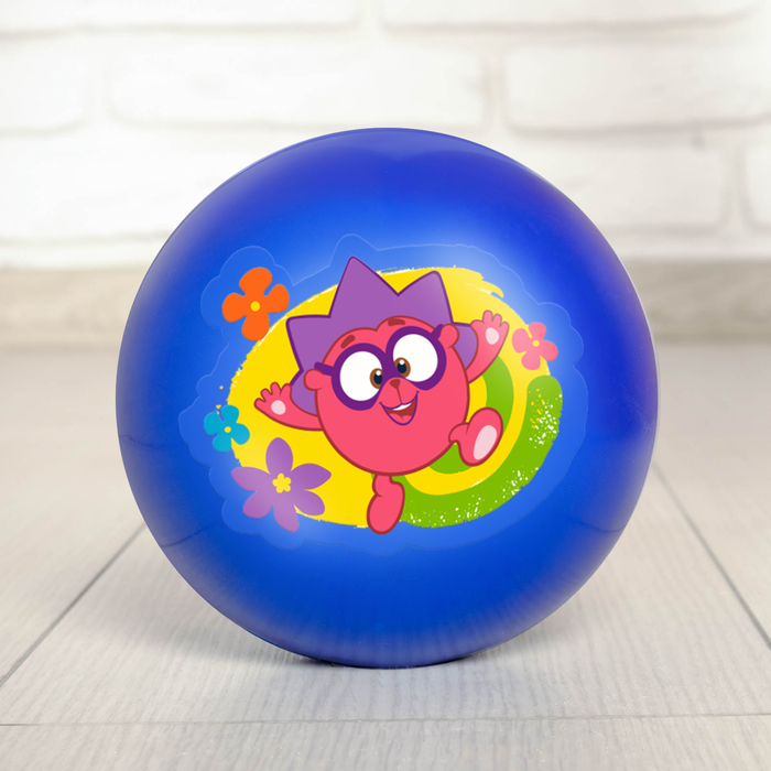 Мяч детский СМЕШАРИКИ 22 см, 60 гр, МИКС УЦЕНКА