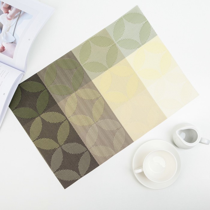 Салфетка кухонная "Пики" 45х30 см, цвет жёлтый