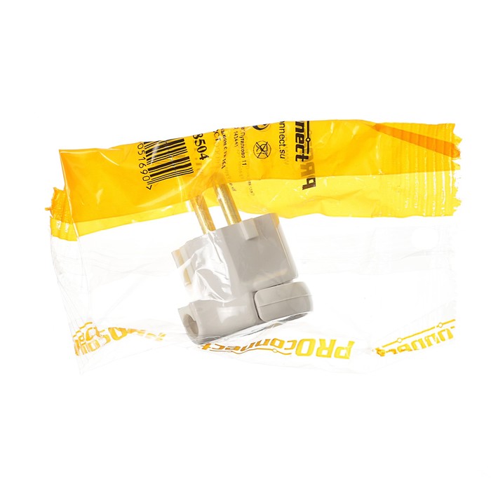 Вилка PROCONNECT, угловая, с кольцом,16 А, с з/к, 11-8504