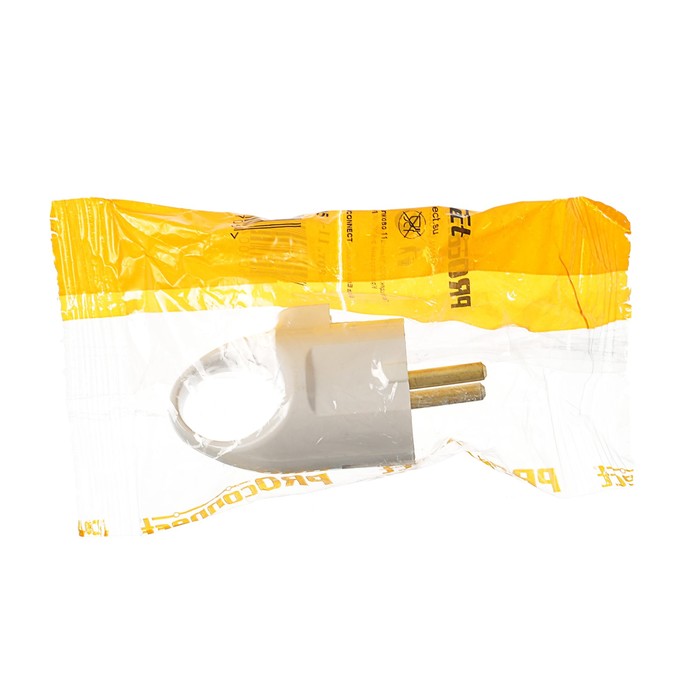 Вилка PROCONNECT, с кольцом, 16 А, с з/к, 11-8505