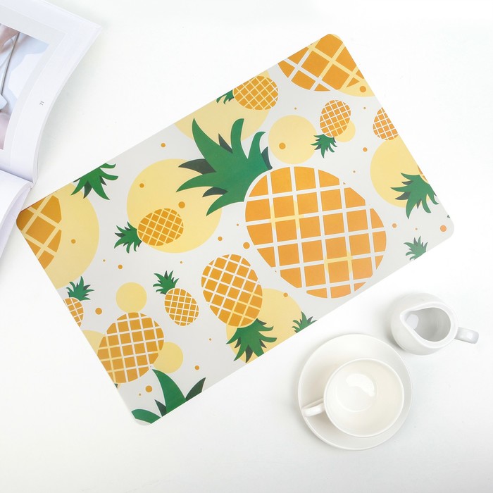Салфетка кухонная "Ананасы" 42х28 см
