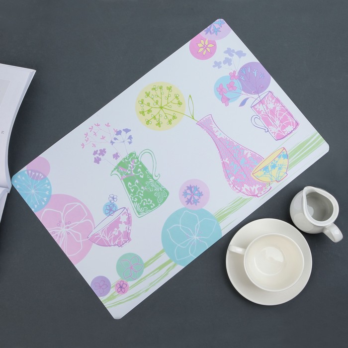 Салфетка кухонная "Летняя акварель" 42х28 см