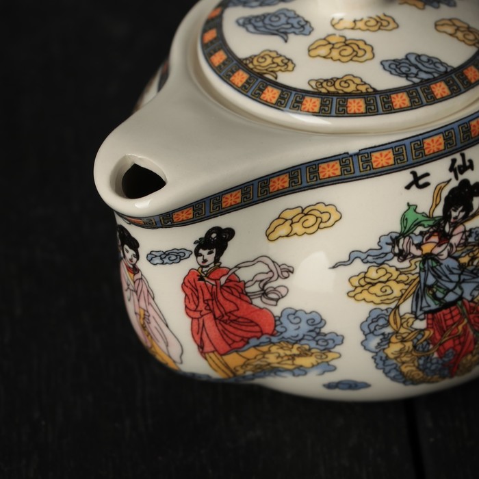 Чайник заварочный 200 мл "Девушка", с металлическим ситом