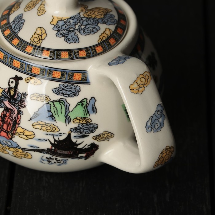 Чайник заварочный 200 мл "Девушка", с металлическим ситом