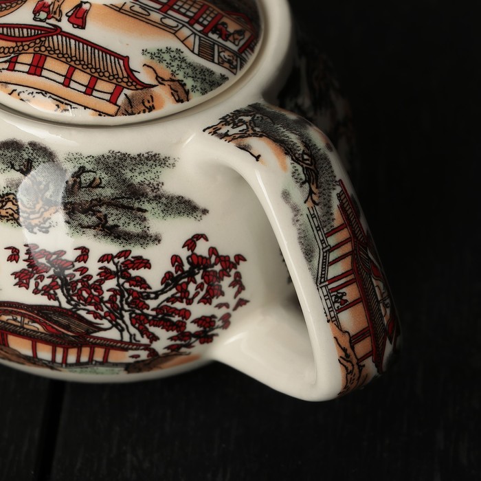 Чайник заварочный 200 мл "Пейзаж", с металлическим ситом