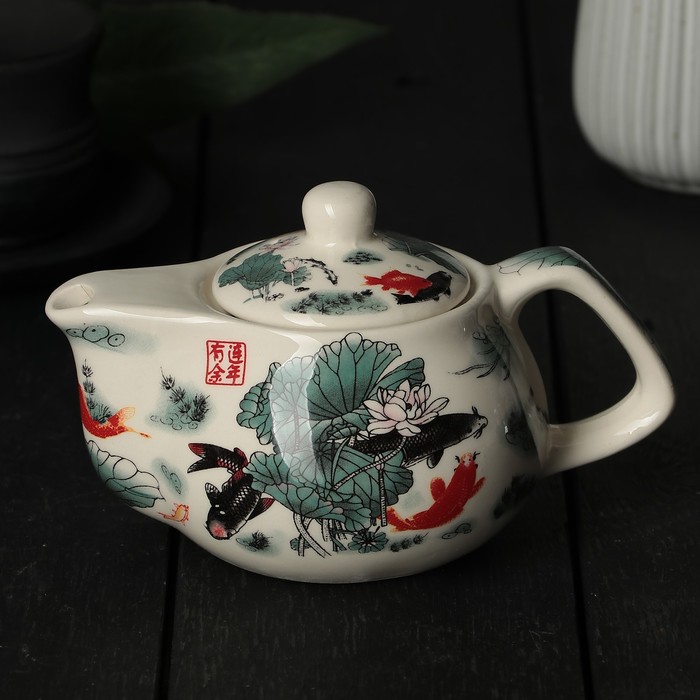 Чайник заварочный 200 мл "Пруд", с металлическим ситом