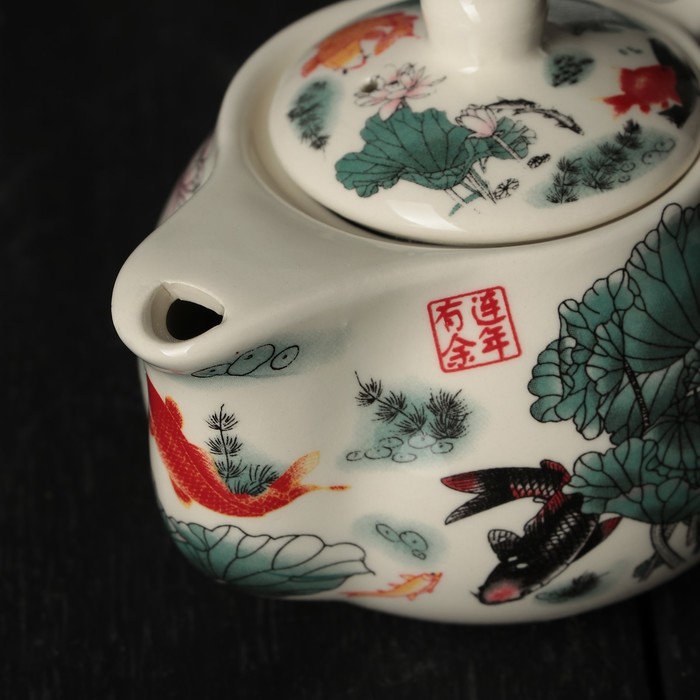 Чайник заварочный 200 мл "Пруд", с металлическим ситом