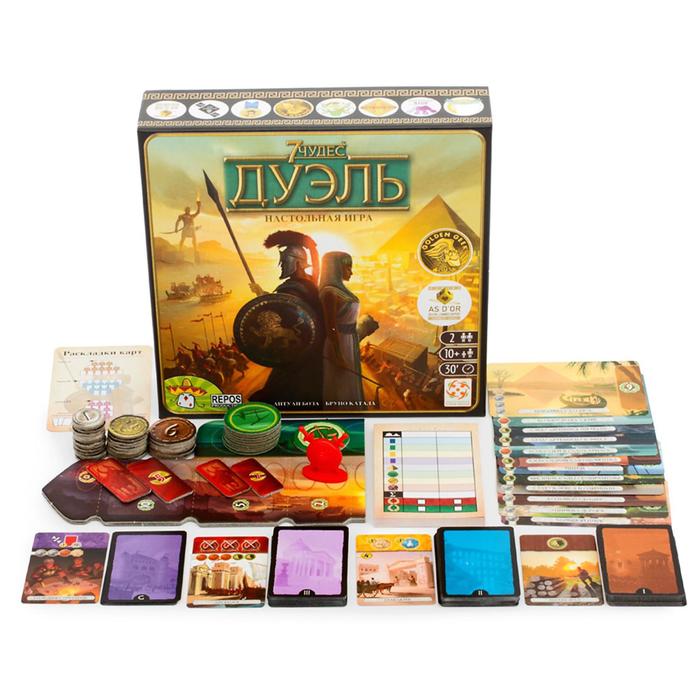 Настольная игра "7 чудес: Дуэль - локализация"