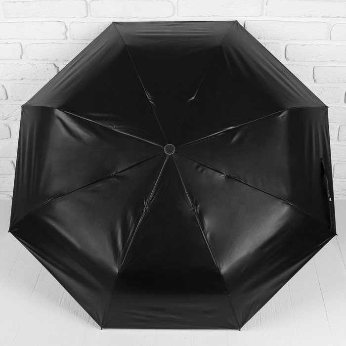 Зонт автоматический "Цветы", R=53см, цвет купола чёрный