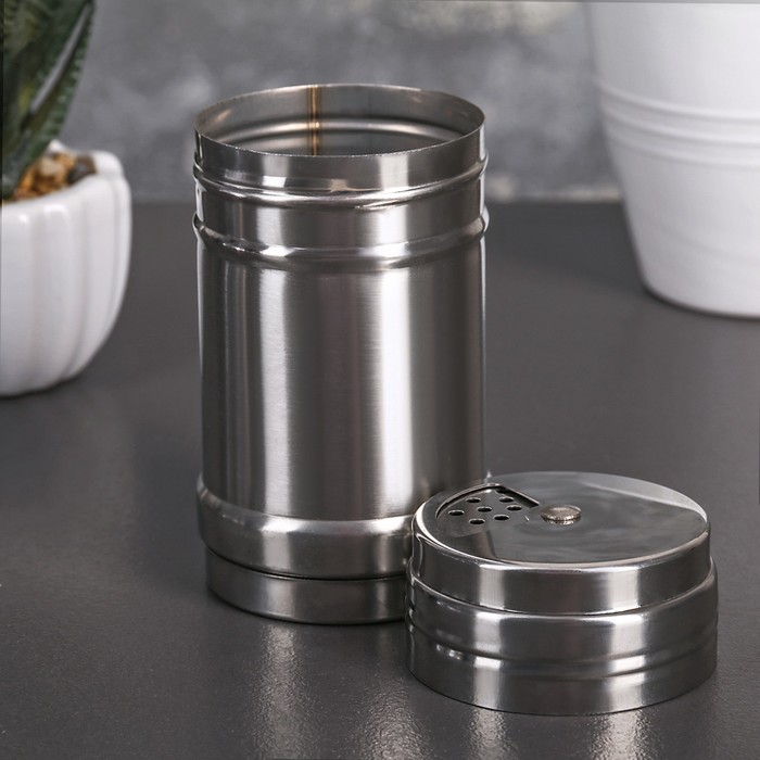 Емкость для специй 200 мл "Металлик"