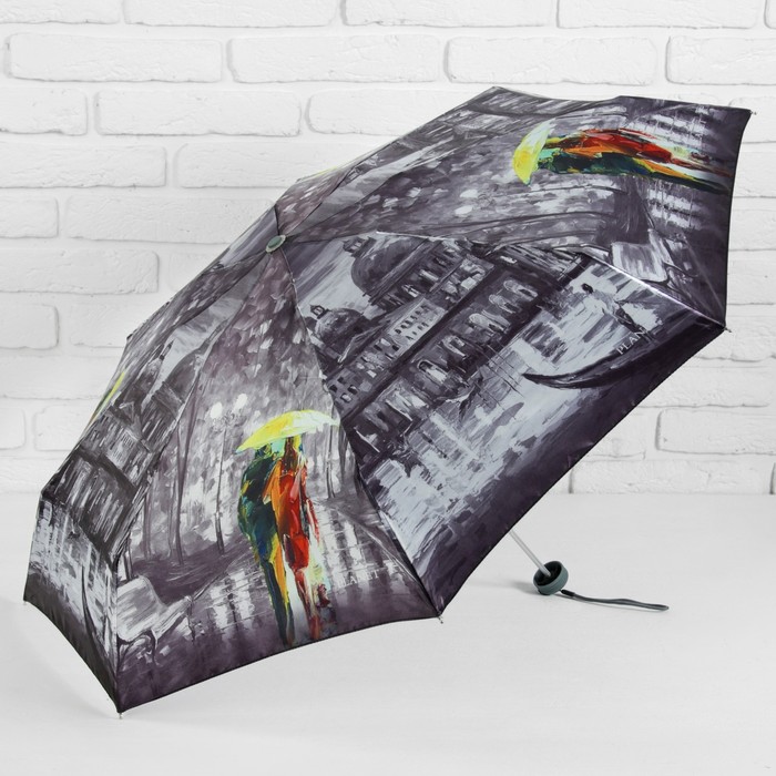 Зонт механический "Влюблённая пара", R=47см