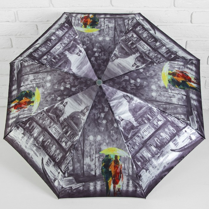 Зонт механический "Влюблённая пара", R=47см