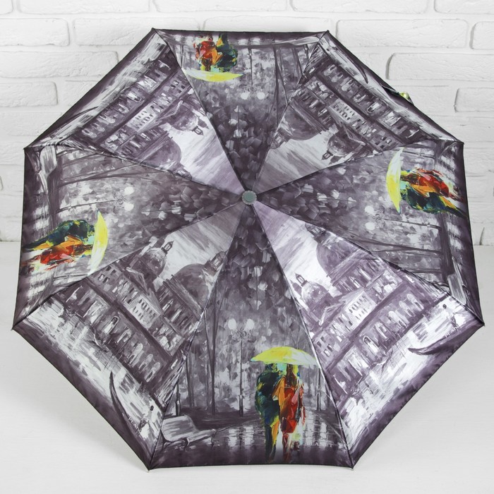 Зонт механический "Влюблённая пара", R=47см