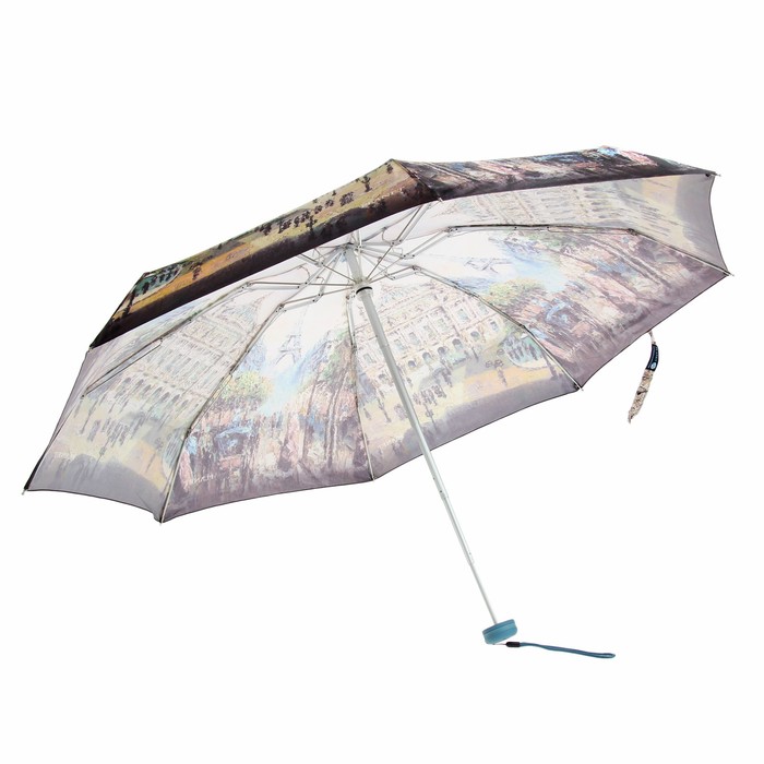 Зонт механический "Городская суета", R=47см