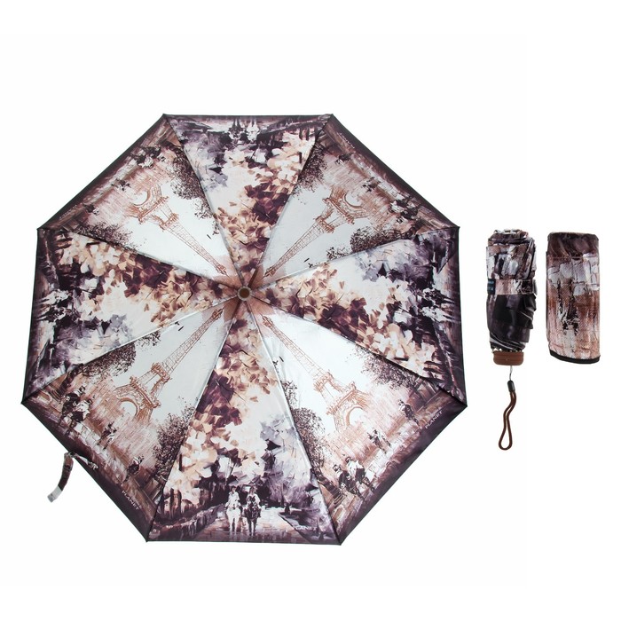 Зонт механический "Городская суета", R=47см