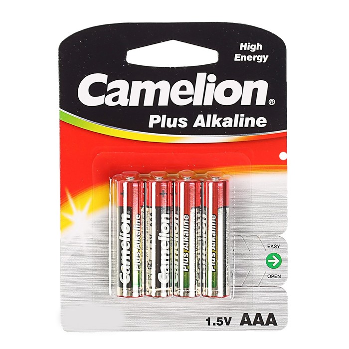 Батарейка алкалиновая Camelion LR03-4BL (LR03-BP4), 1.5В, блистер, 4 шт.