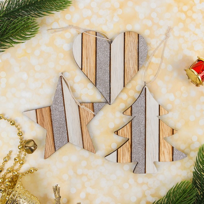 Подвеска новогодняя "Новогодний блеск", МИКС