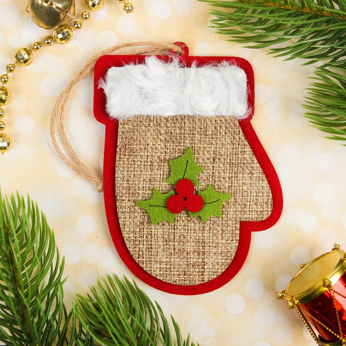 Подвеска новогодняя "Рябиновое настроение", фетр, МИКС