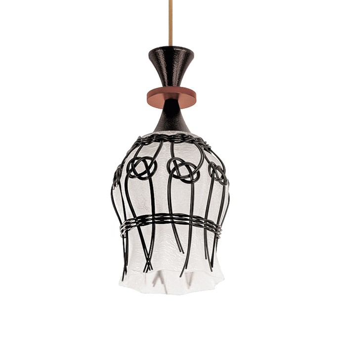 Светильник Loorea 60Вт E27 коричневый 15x15x90см