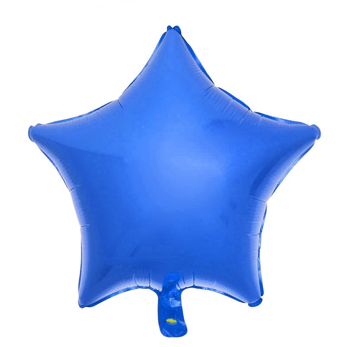 Шар фольгированный 18" "Звезда", матовый, цвет синий