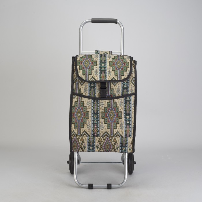 Сумка хозяйственная на тележке, гобелен/орнамент