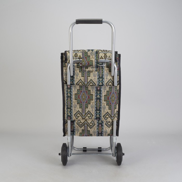 Сумка хозяйственная на тележке, гобелен/орнамент