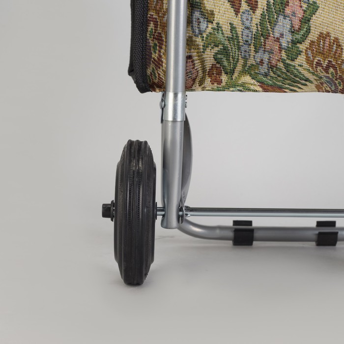 Сумка хозяйственная на тележке, гобелен/орнамент