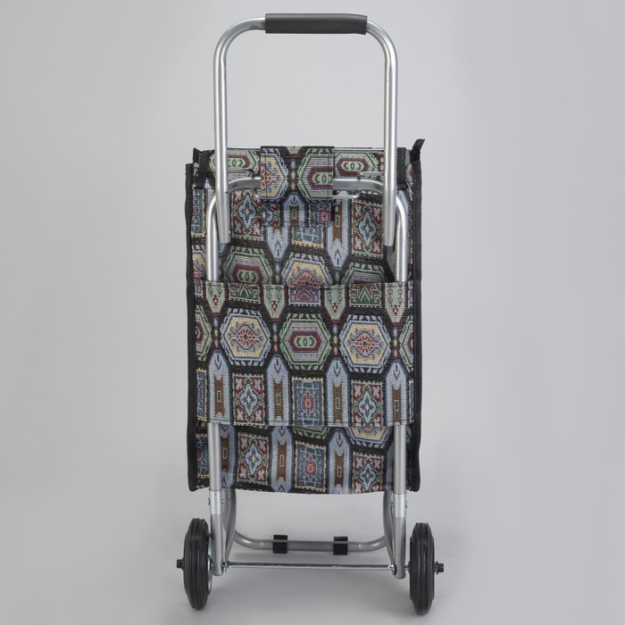 Сумка хозяйственная на тележке, гобелен/орнамент