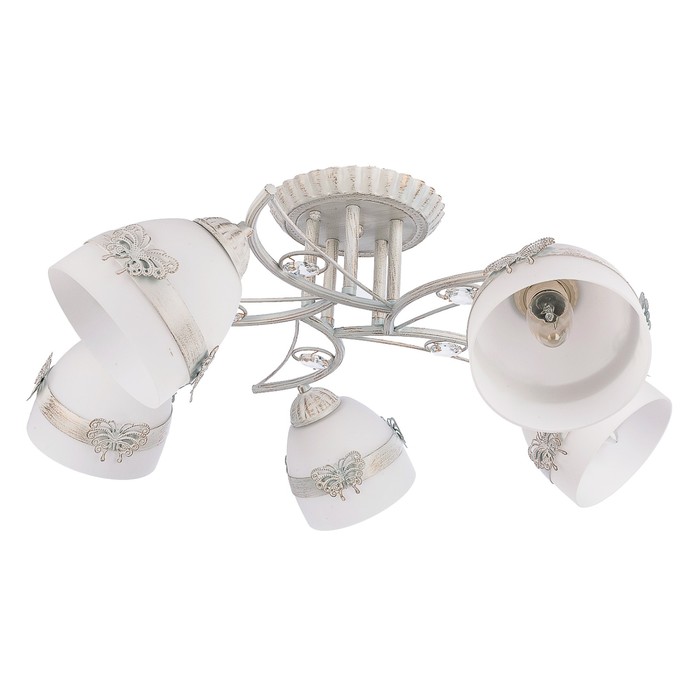 Люстра Morilla 5x60Вт E27 белый 68x68x23см