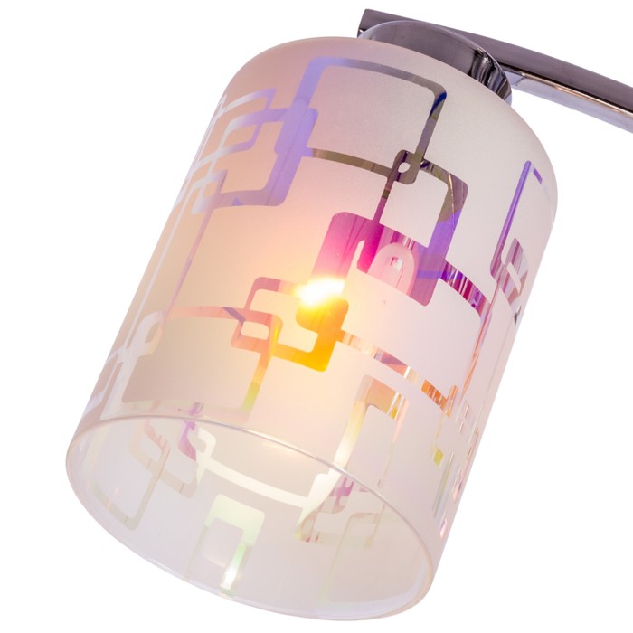 Люстра Burilda 5x60Вт E27 хром 61,5x61,5x25см