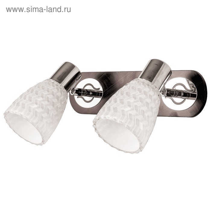 

Светильник Jannali 2x40Вт E14, хром, венге 42x15x17 см
