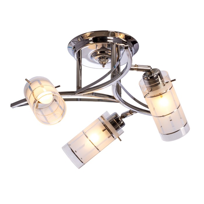 Люстра Christelle 3x40Вт E27 хром 43x43x13см