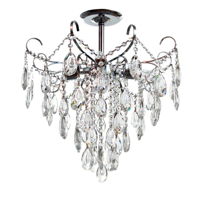 Люстра Kolora 4x60Вт E27 хром 52x52x50см