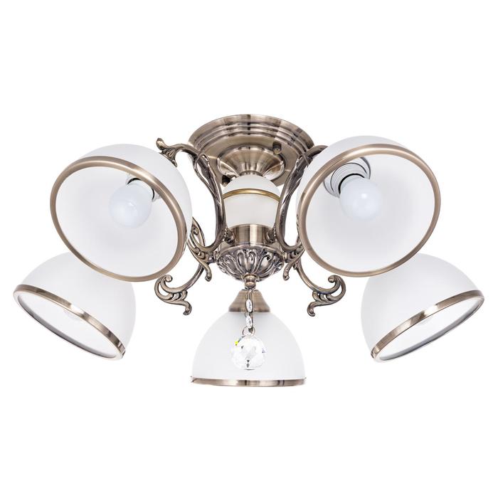 Люстра Merinda 5x40Вт E27 бронза 54x52x28см