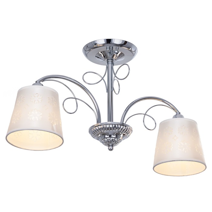 Люстра Wilga 2x60Вт E27 хром 56x15x29,5см