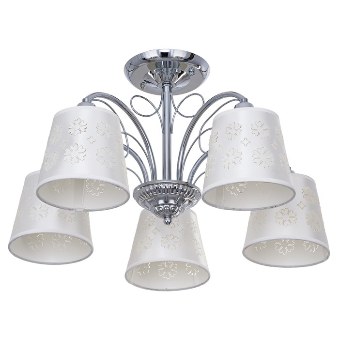 Люстра Wilga 5x60Вт E27 хром 56x56x29,5см