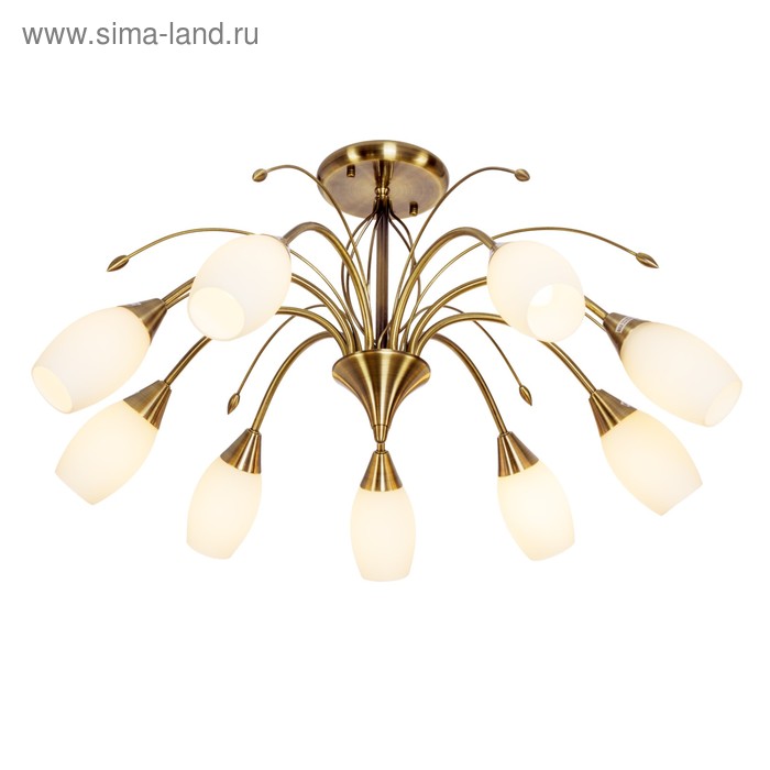 

Люстра Elanora 9x40Вт E14, бронза 70x70x35 см