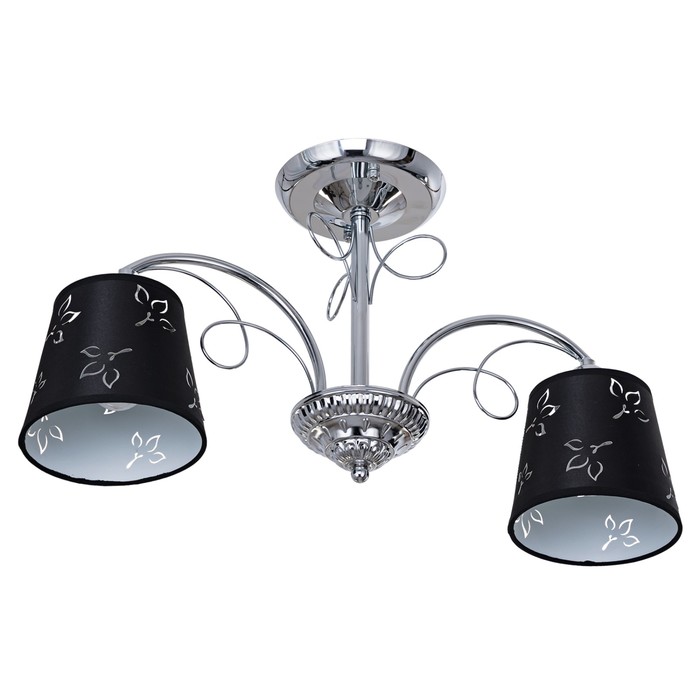 Люстра Wilga 2x60Вт E27 хром 56x15x29,5см