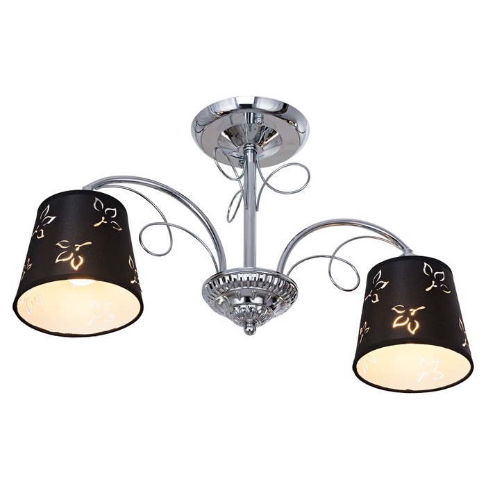 Люстра Wilga 2x60Вт E27 хром 56x15x29,5см