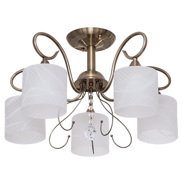 Люстра Gedala 5x40Вт E27 бронза 54x54x33см