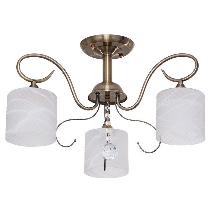 Люстра Gedala 3x40Вт E27 бронза 54x54x33см