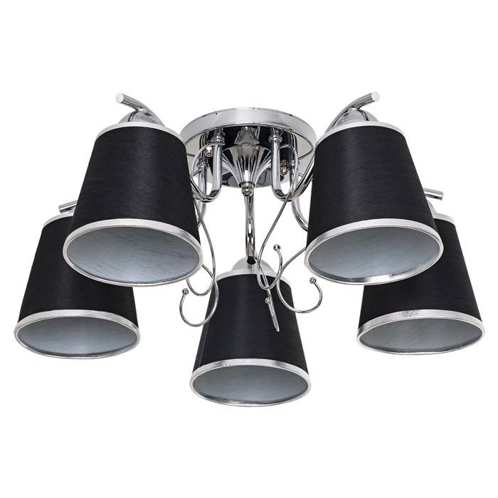 Люстра Lowanna 5x40Вт E27 хром 55x41x36,5см