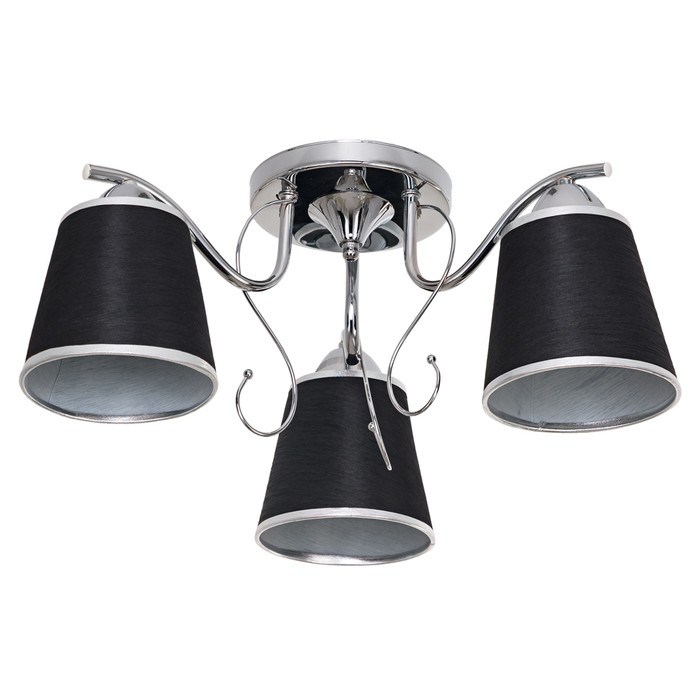 Люстра Lowanna 3x40Вт E27 хром 41x28x36,5см