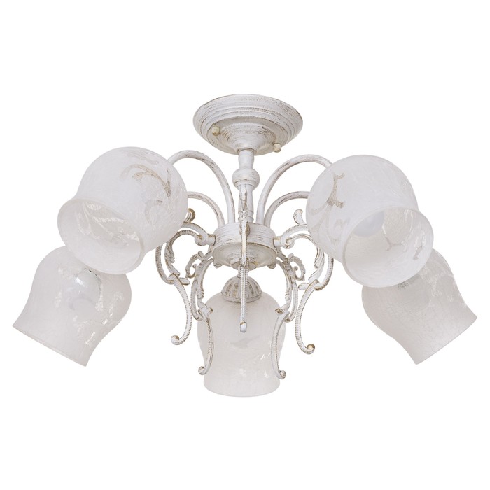 Люстра Koorine 5x60Вт E27 белый 60x60x30см