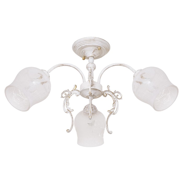 Люстра Koorine 3x60Вт E27 белый 60x60x30см