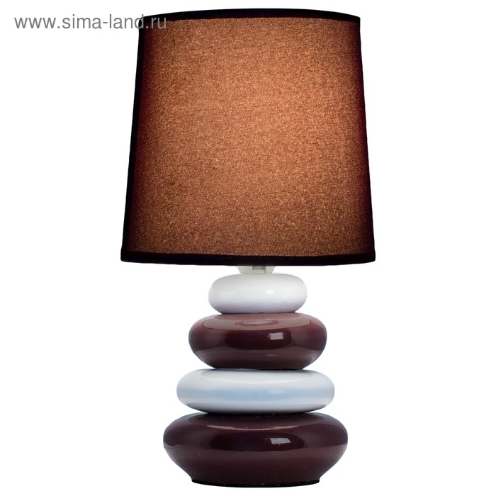 Настольная лампа Naretha 40Вт E14, коричневый 15x15x27 см