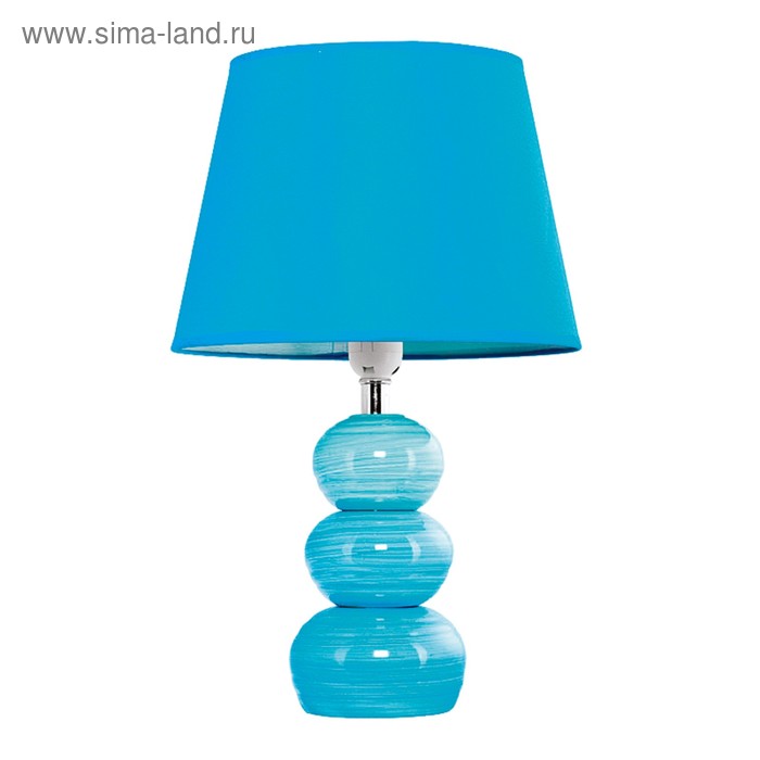 Настольная лампа Nama 40Вт E27, голубой 25x25x45 см