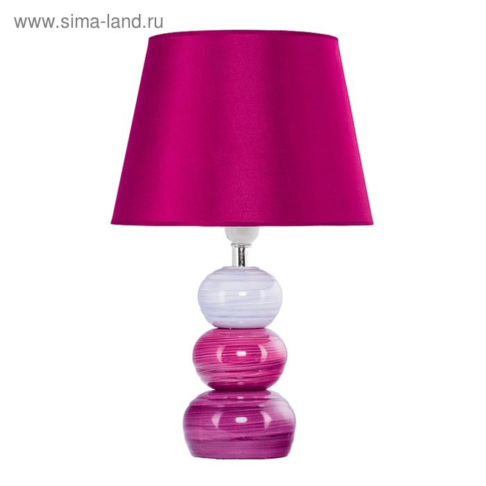 Настольная лампа Nama 40Вт E27 фиолетовый 25x25x45см