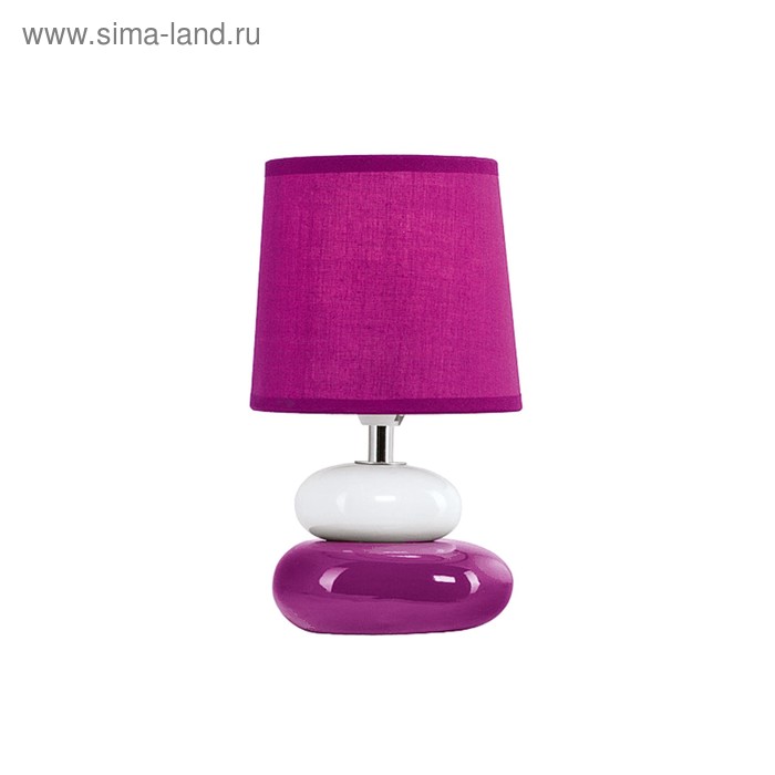 Настольная лампа Nama 40Вт E14 пурпурный 14x14x22см